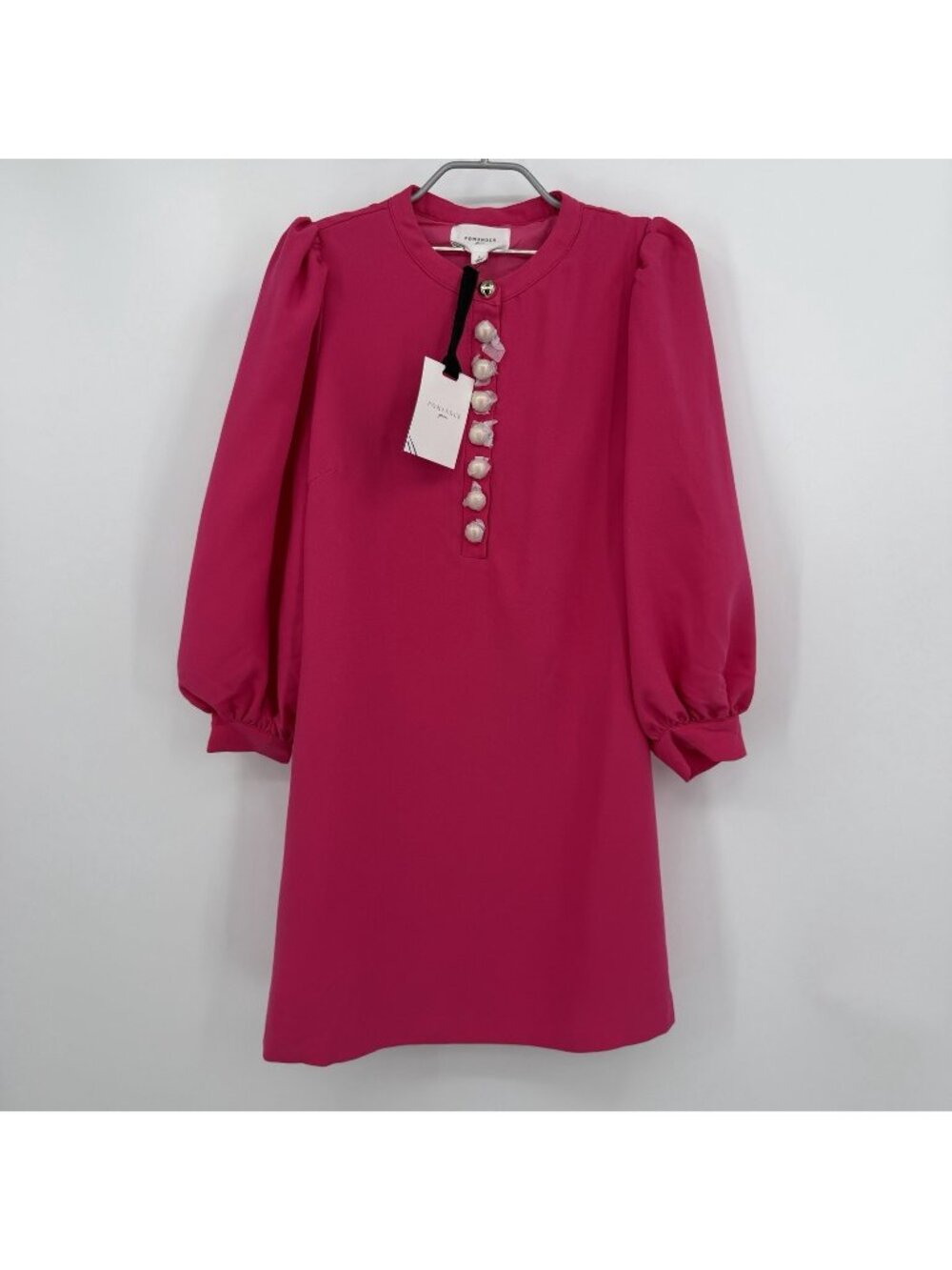 Pomander Place by Tuckernuck Cerise Pink Samantha Mini Shift Dress size L NWT